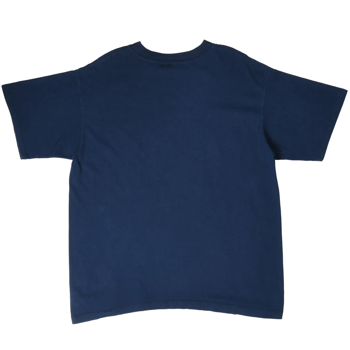 Plain back of navy Detroit Tigers short-sleeve T-shirt
