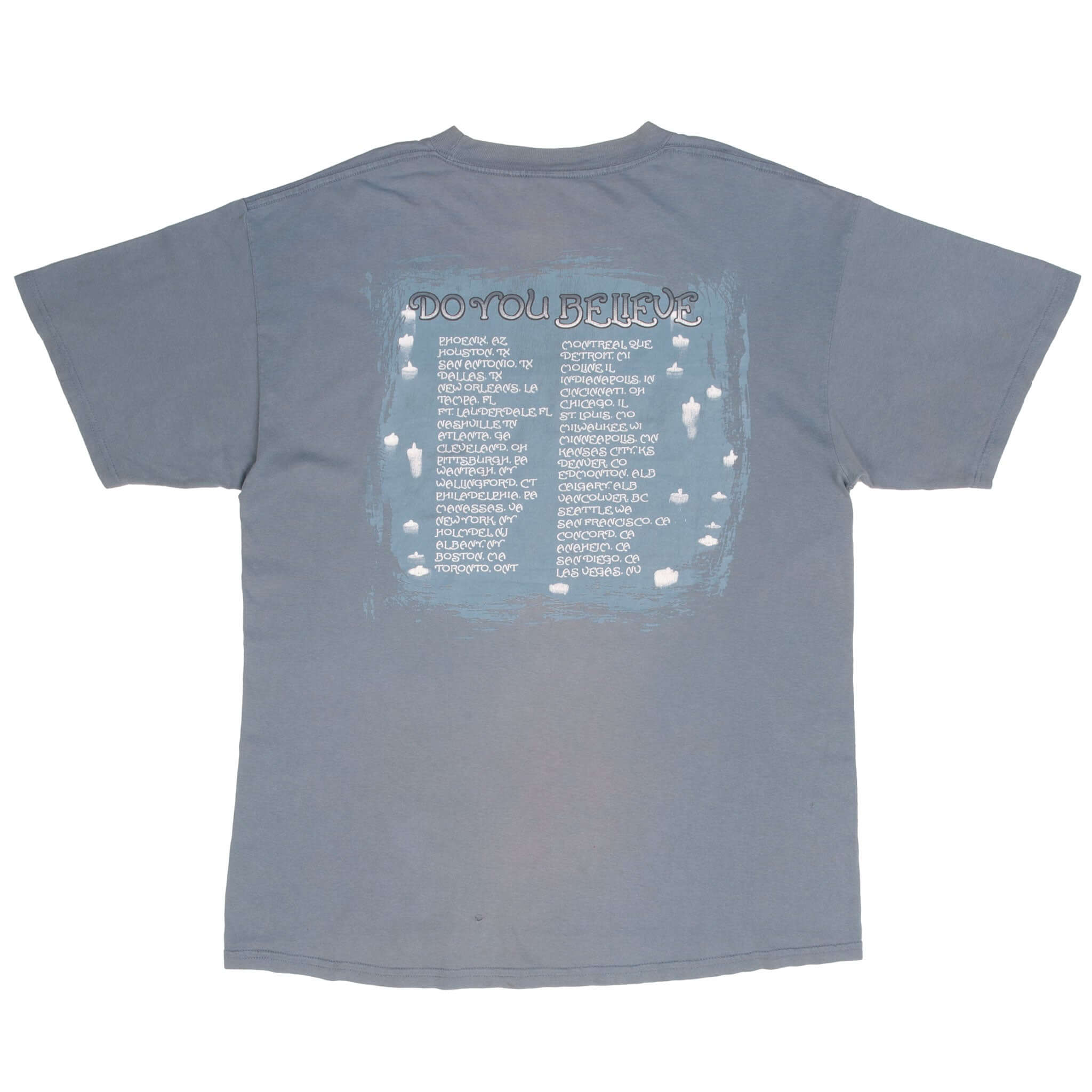 Vintage Cher Do You Believe 1990S Tee Shirt Size Large