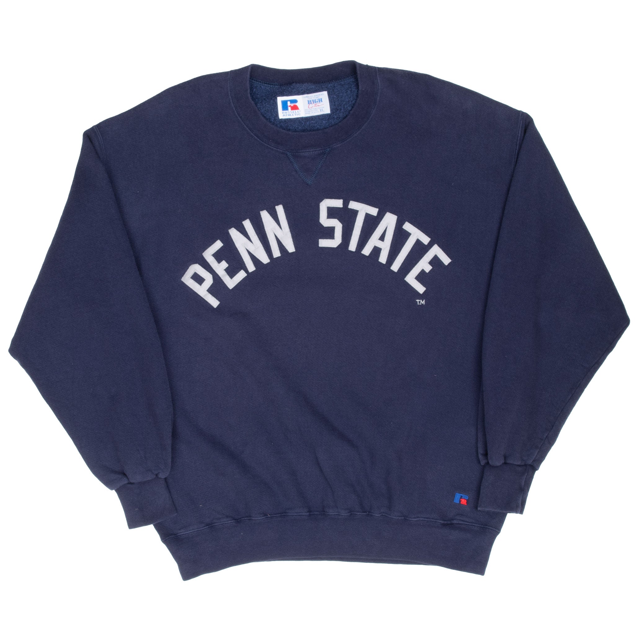 Vintage Penn State University Embroidered Sweatshirt Size XL 1990S Made In Usa
