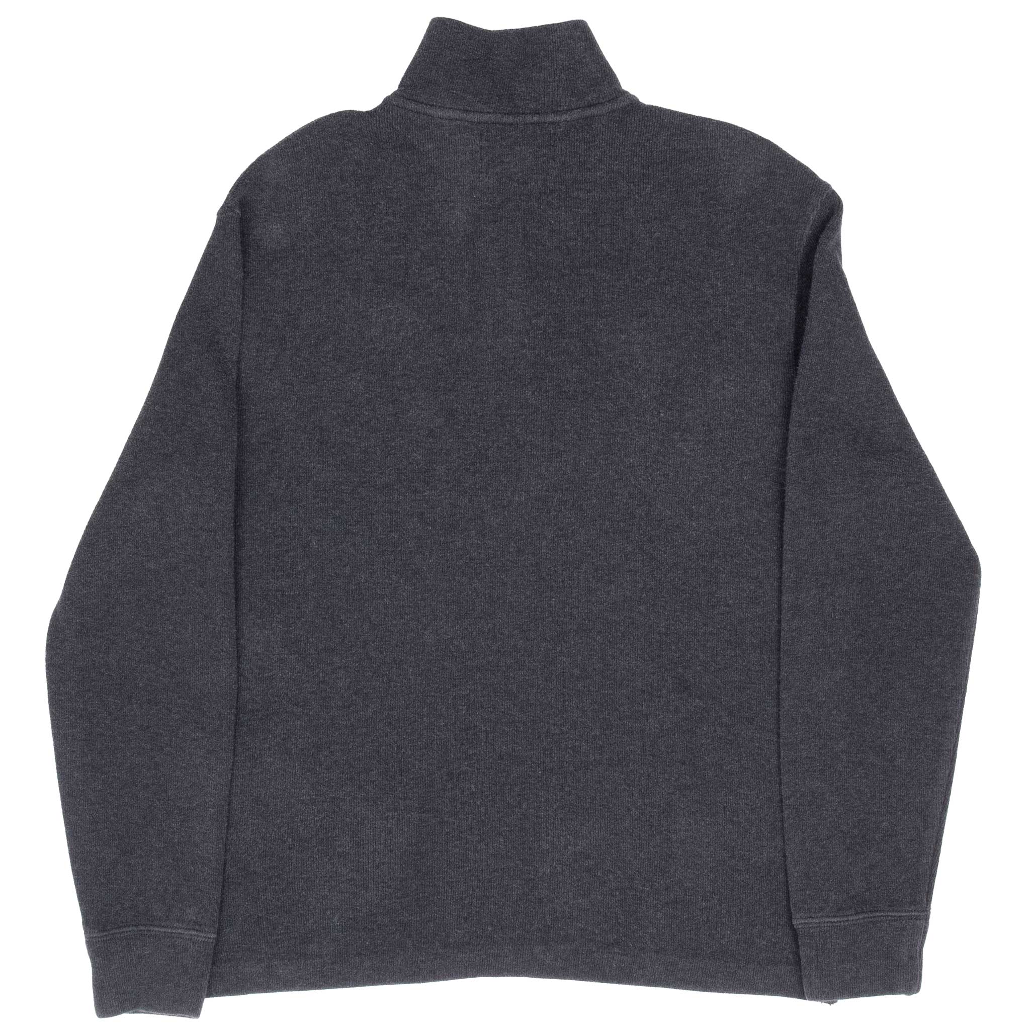 Vintage Polo Ralph Lauren Dark Grey Quarter 1/4 Zip Sweater 1990S Size Small