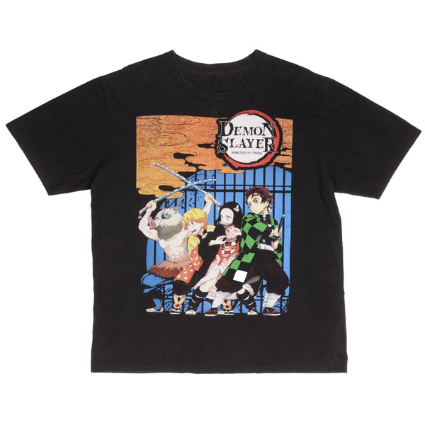Vintage Kimetsu No Yaiba Demon Slayer Anime Tee Shirt Size XL