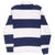 Vintage Ralph Lauren Blue And White Striped Rugby Polo Shirt 1990S Size Medium