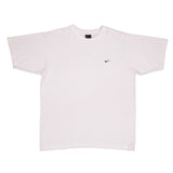 Vintage Nike Classic Swoosh White Tee Shirt Size 1990s Size Medium