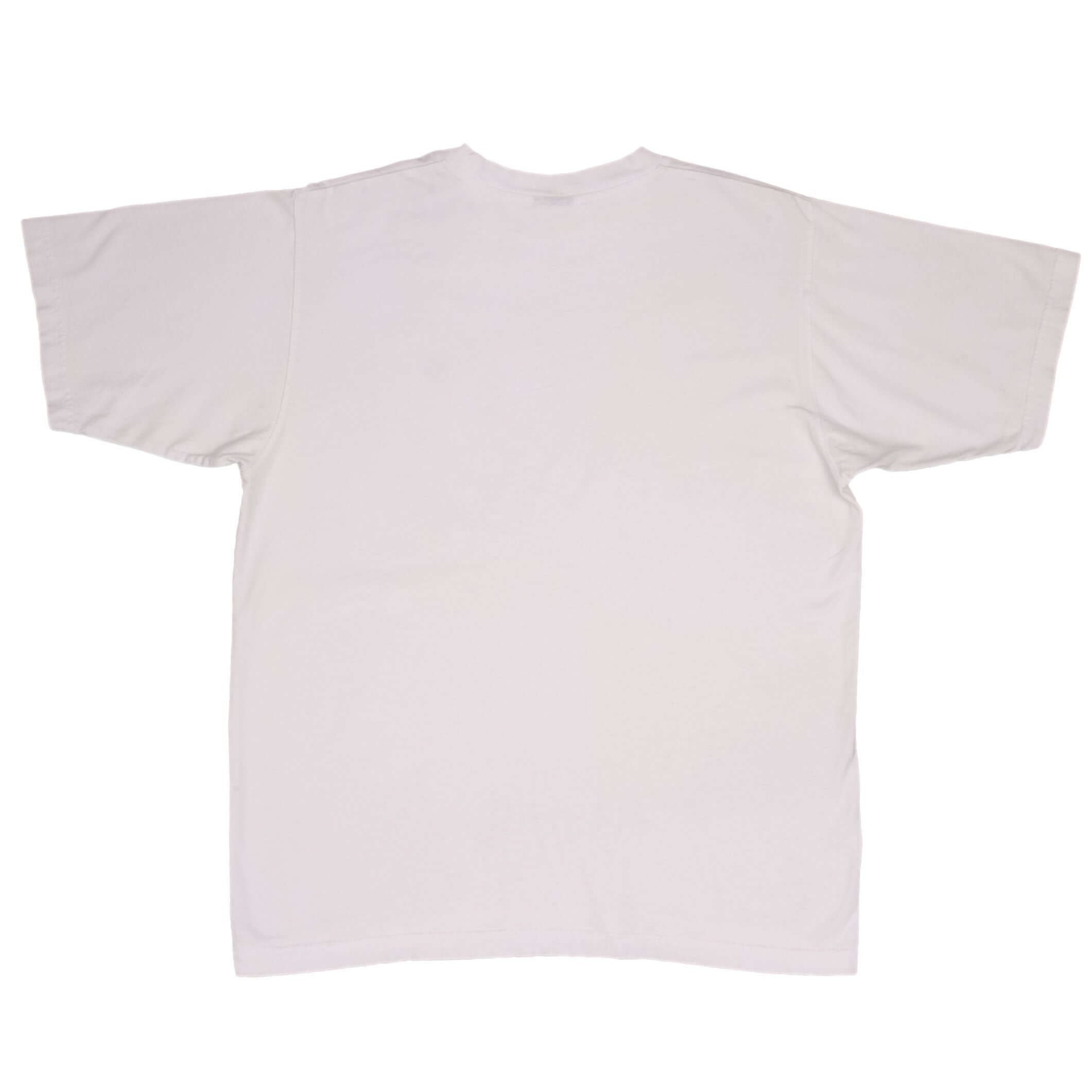 Vintage Nike Classic Swoosh White Tee Shirt Size 1990s Size Medium