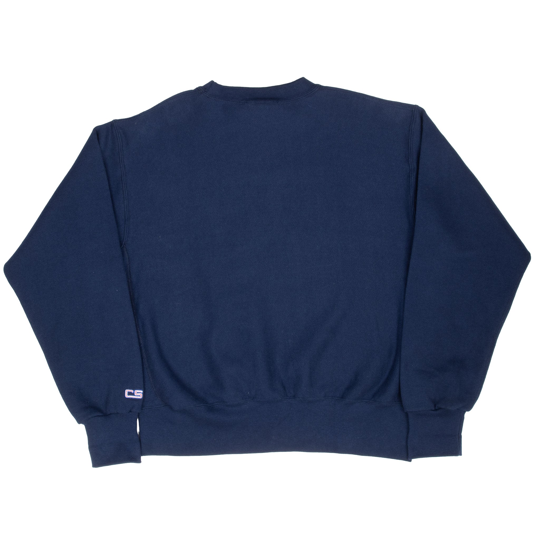 Vintage Notre Dame University Embroidered Reverse Weave Sweatshirt 1990S Size Large Made In Usa