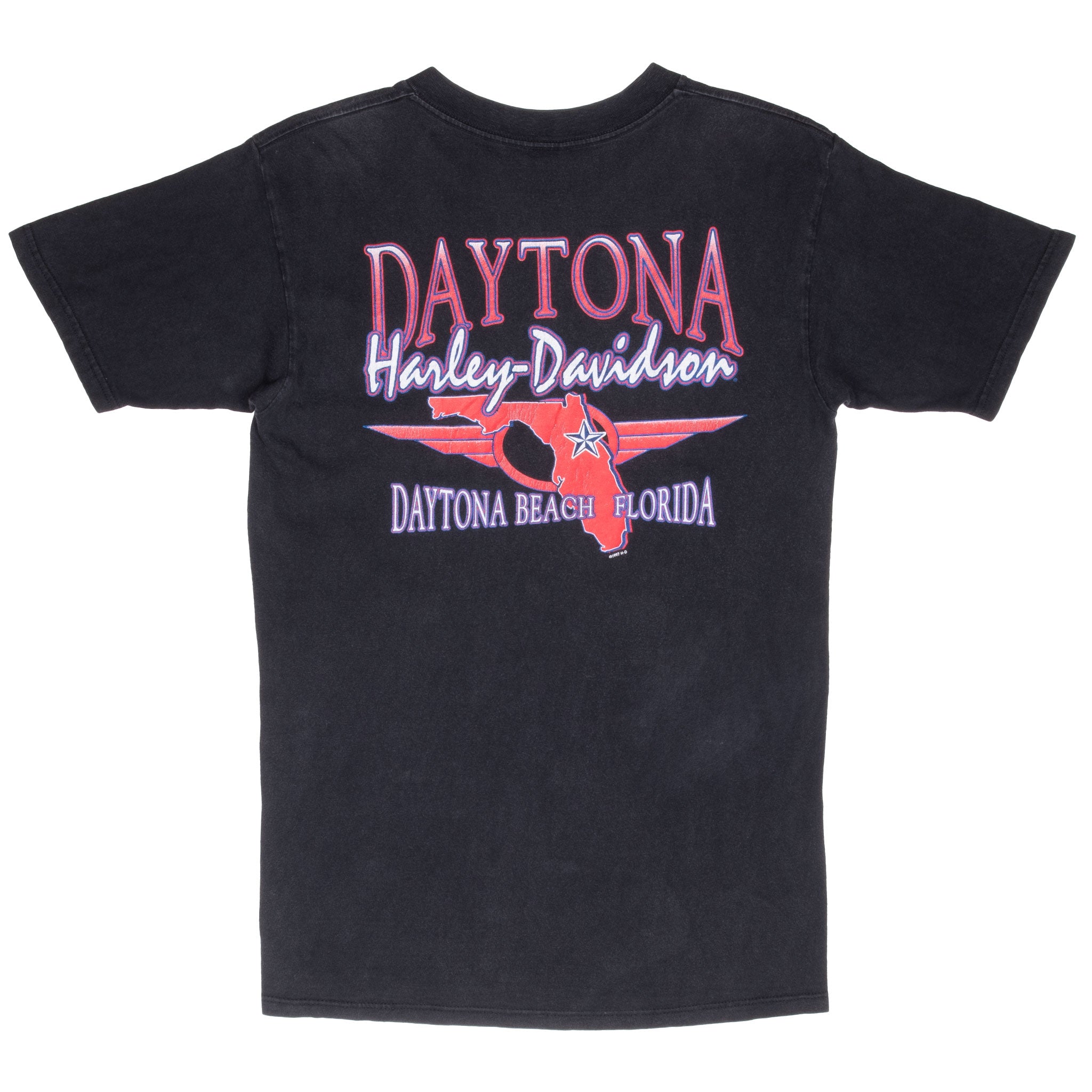 Vintage Harley Davidson Daytona Beach 1997 Tee Shirt Size Medium Made In Usa