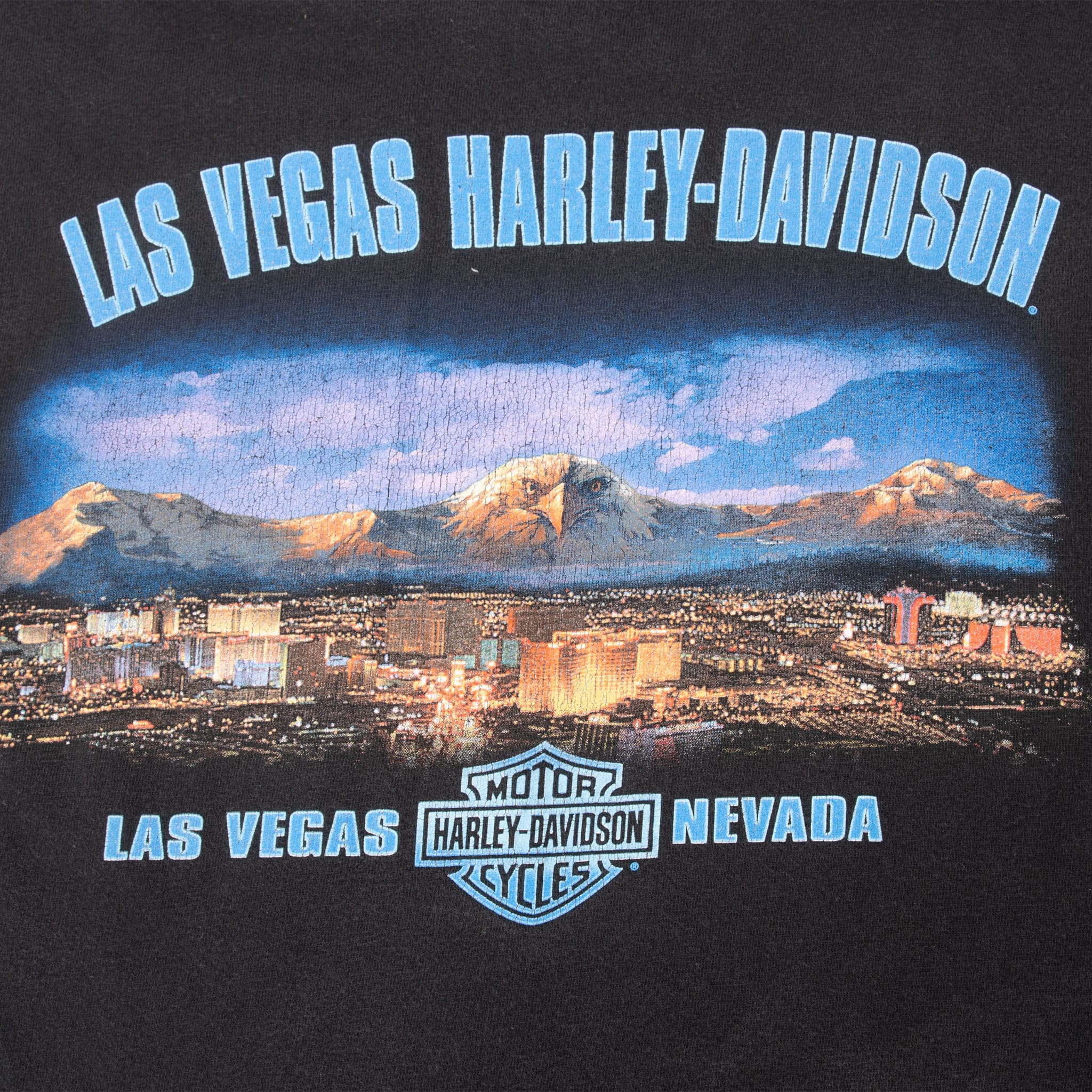 Vintage Harley Davidson Las Vegas Nevada 2000 Tee Shirt Size Large
