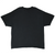Back of black short-sleeve WWE T-shirt with no graphic