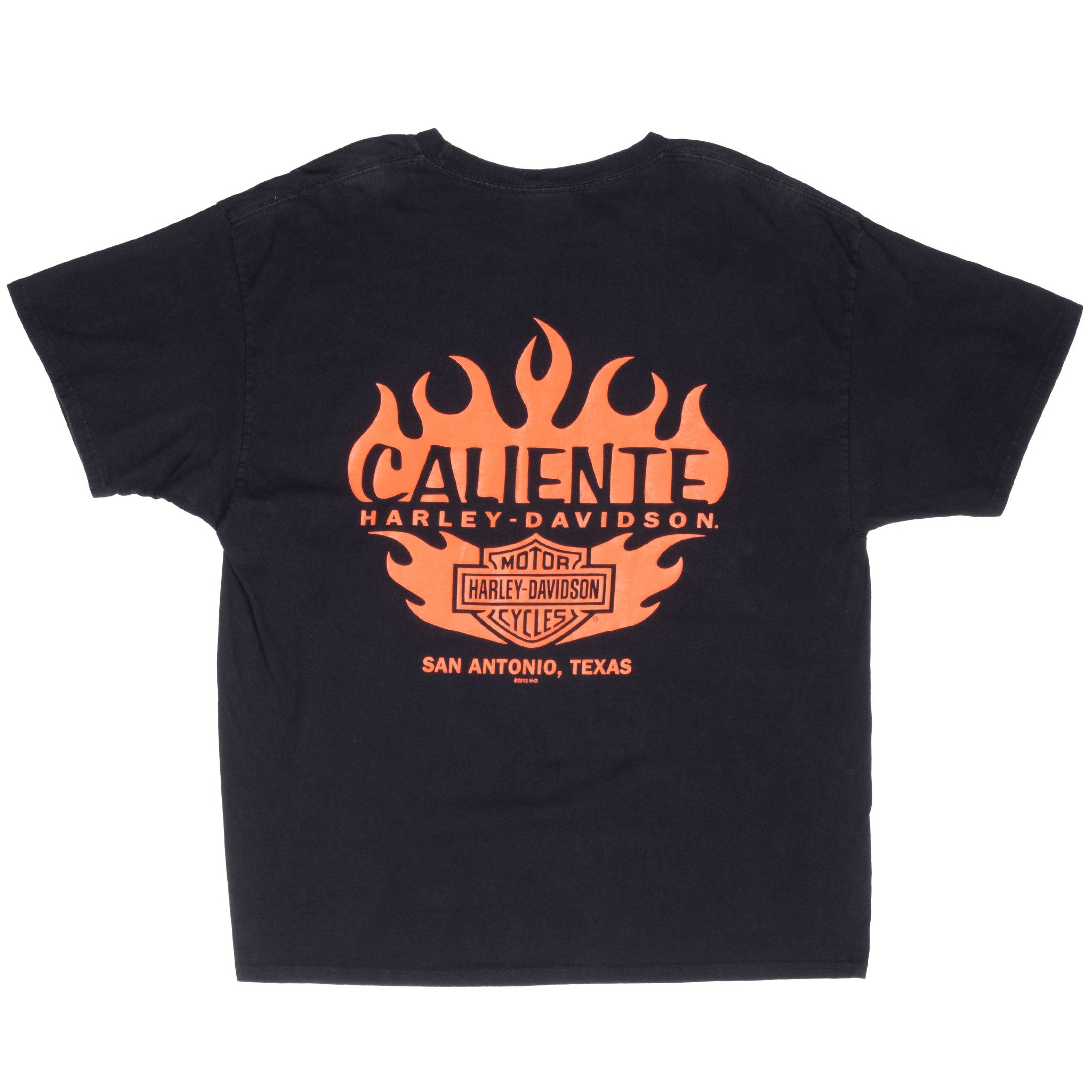 Vintage Harley Davidson Skull San Antonio Texas Tee Shirt 2013 Size XL