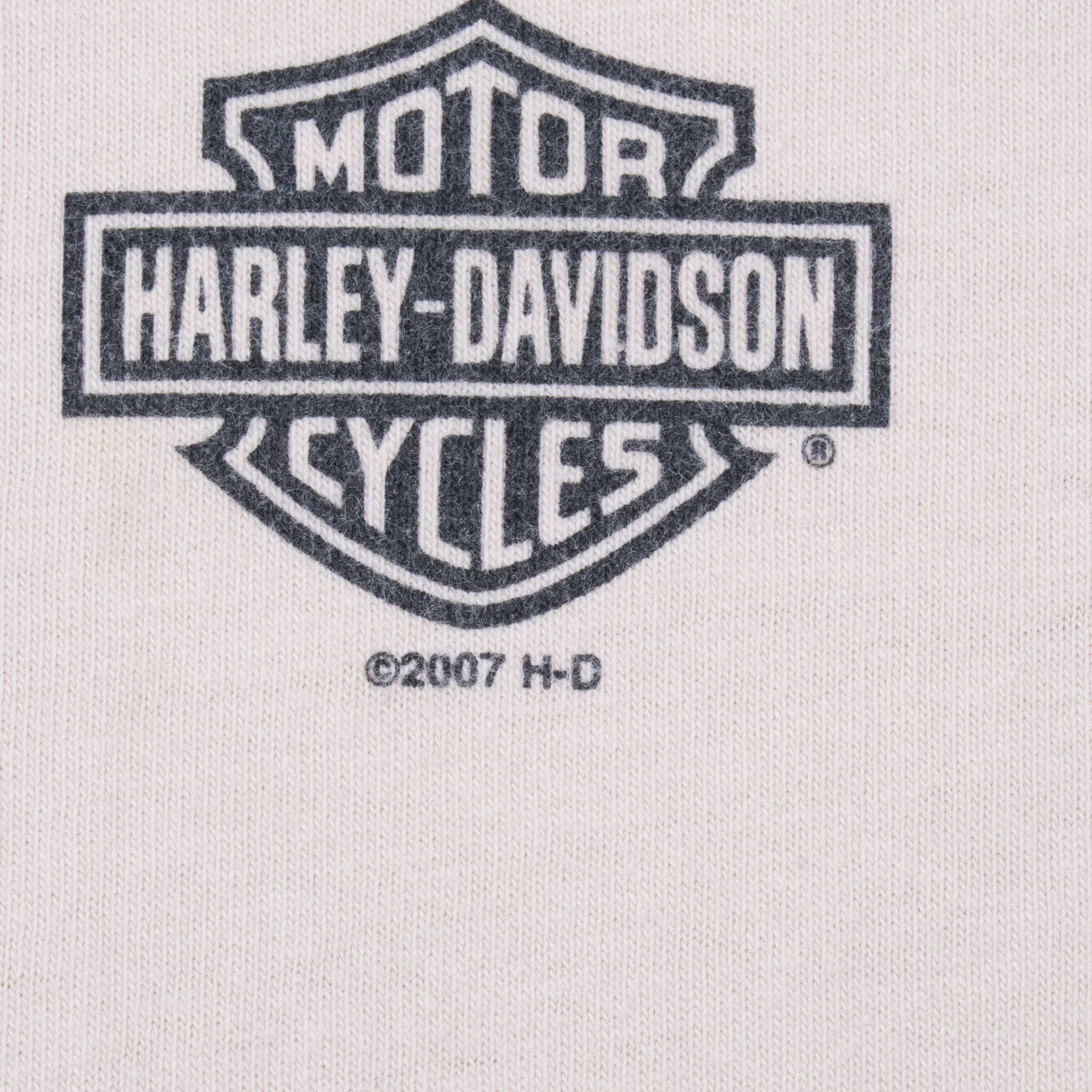 VINTAGE HARLEY DAVIDSON EUGENE OREGON LONG SLEEVES TEE SHIRT 2007 XL MADE IN USA