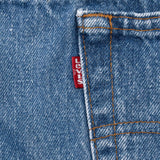 Beautiful Indigo Levis 501 Jeans 1980s Made in USA with Medium Wash

Size on tag 52X30 actual size 48X27

Back Button #524