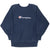 Vintage Champion Reverse Weave Spellout Blue Sweatshirt 1990S Size Large Made In Usa