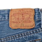 Beautiful Indigo Levis 501 Jeans 1980s Made in USA with Medium Wash

Size on tag 52X30 actual size 48X27

Back Button #524