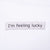 VINTAGE GOOGLE I'M FEELING LUCKY 2000S HANES TEE SHIRT SMALL