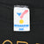 Close-up of Artex Sportswear 3XL Made in USA neck tag on black sweatshirt