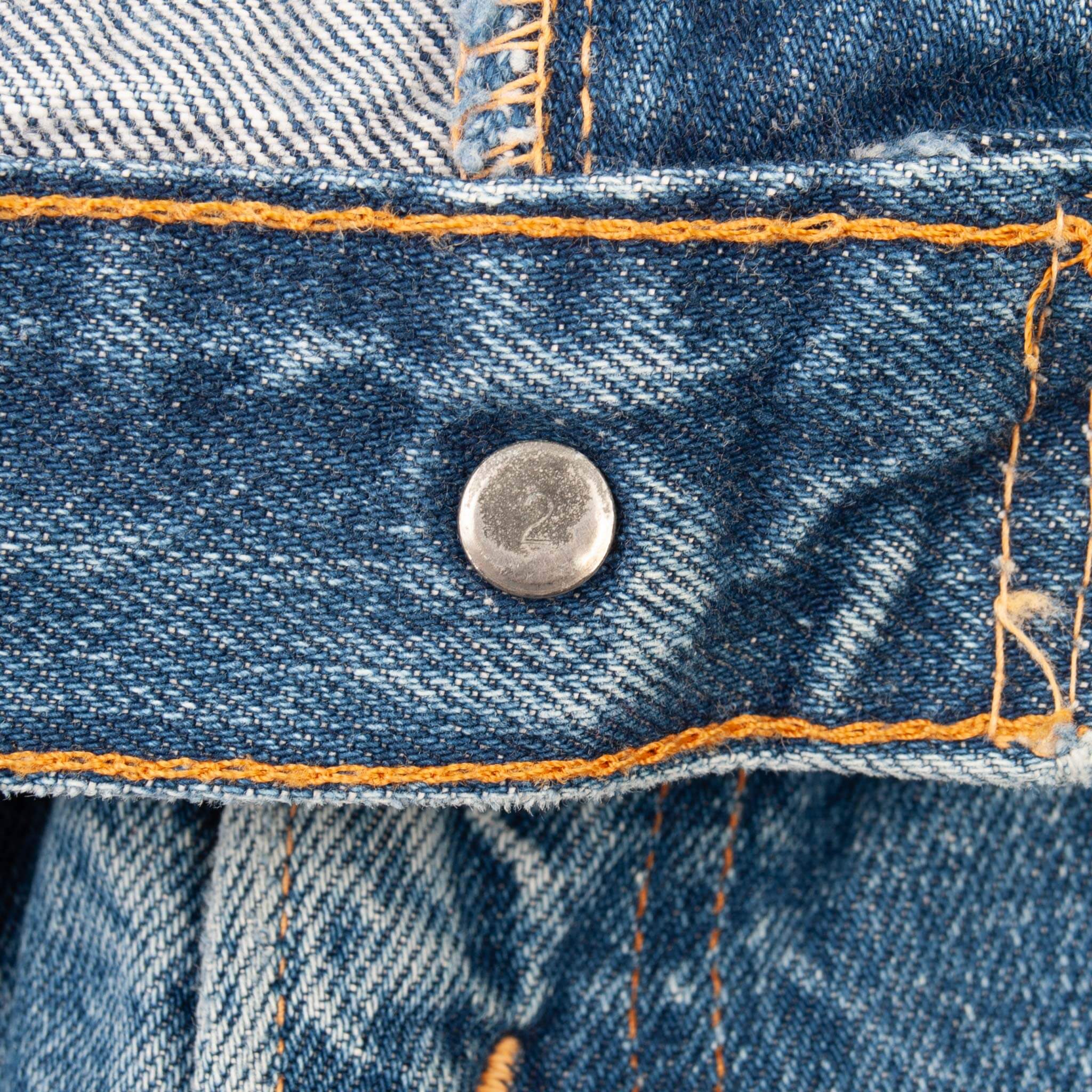 Vintage Levis 517 Bootcut Jeans Indigo 1970S Size W35 L29 Made In Usa With a Medium Wash With Light Whiskers

Back Button #2

Talon Zipper