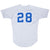 Vintage National #28 Russell Baseball Jersey 1990S Size 42 Made In Usa