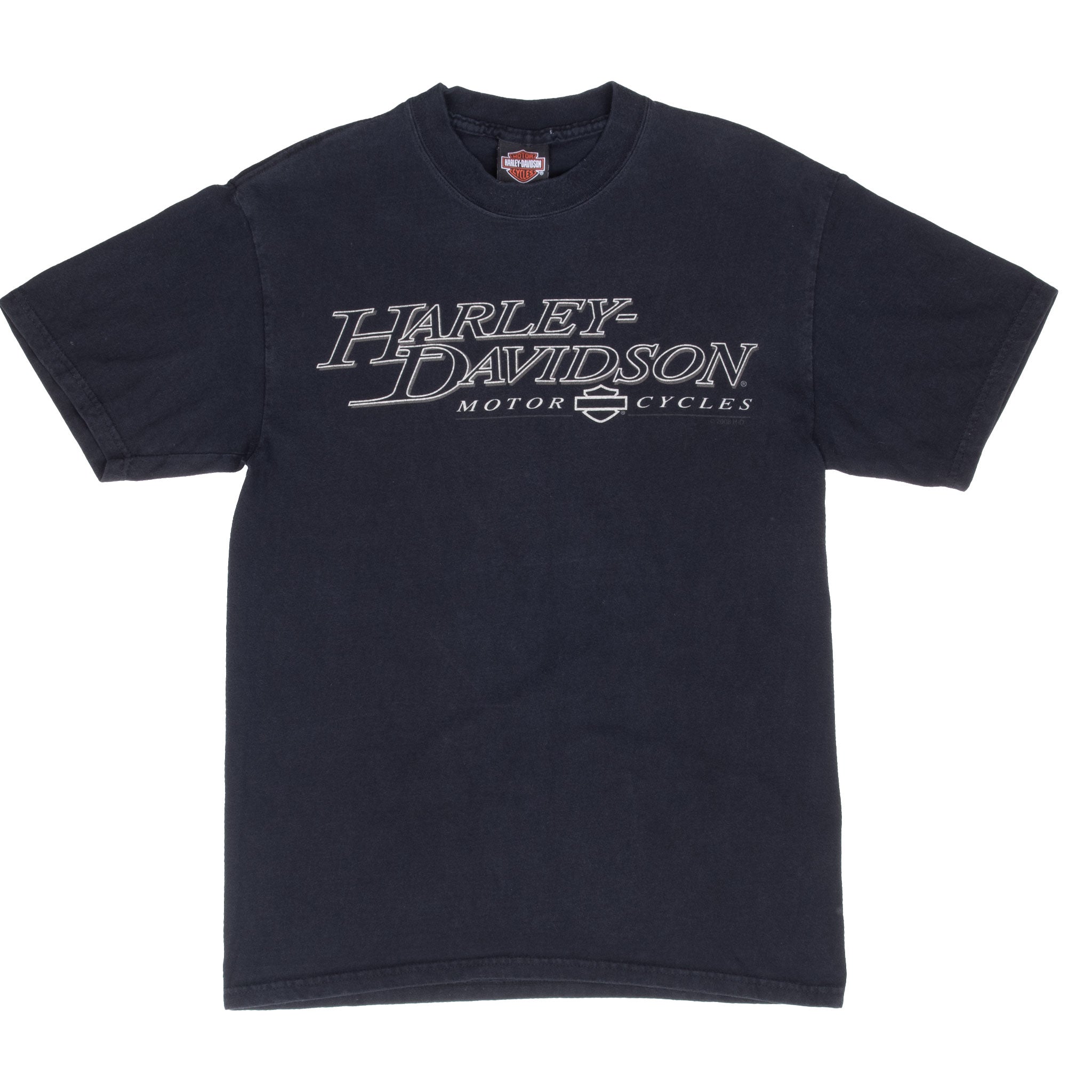 Vintage Harley Davidson Boston 2008 Tee Shirt Size Medium Made In Usa