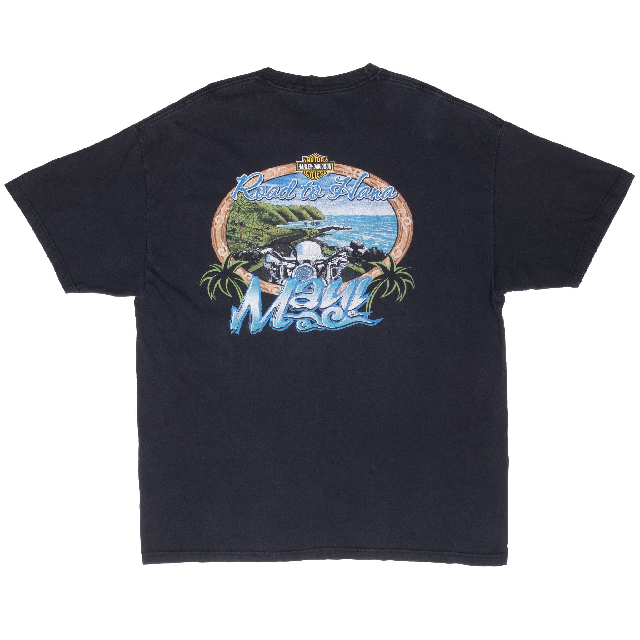 Vintage Harley Davidson Maui Hawaii 2004 Tee Shirt Size XL Made In Usa