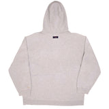 Vintage Tommy Hilfiger Jeans Embroidered Grey Hoodie Sweatshirt Size Large
