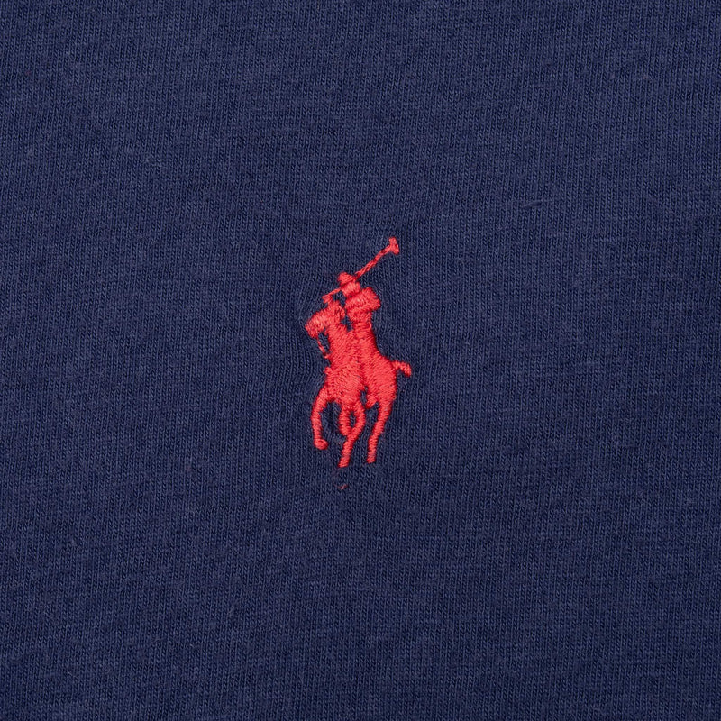 Vintage Polo Ralph Lauren Classic Navy Blue Tee Shirt 1990S Size Medium