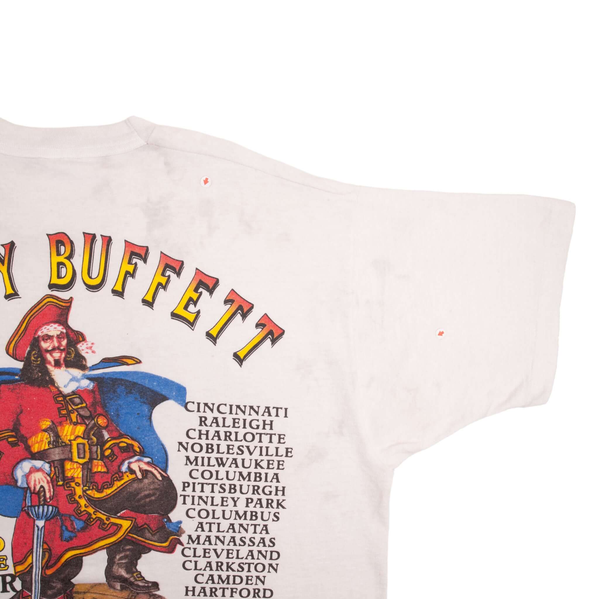 VINTAGE JIMMY BUFFETT SUMMER SESSION 1996 TEE SHIRT SIZE XL MADE IN USA