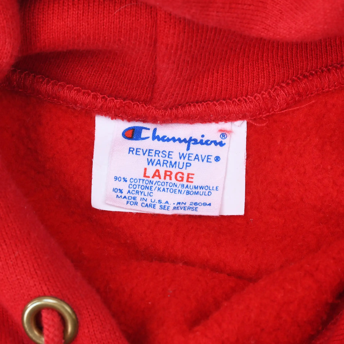 Vintage Champion Reverse Weave Fairport Field Hockey Hoodie 1980s Large USA