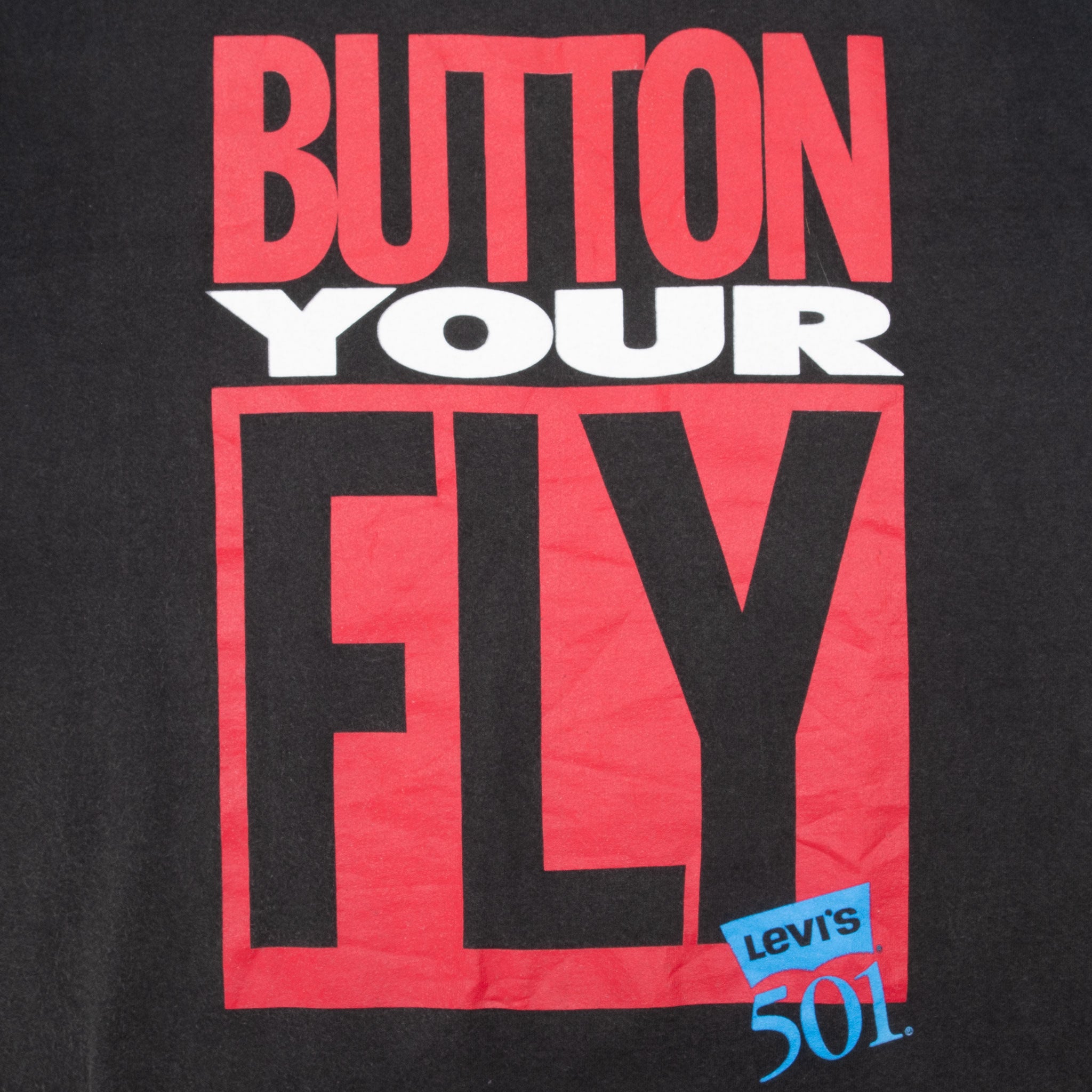 Vintage Levis 501 The Original Black Tee Shirt Size Small Made In USA With Single Stitch Sleeves


