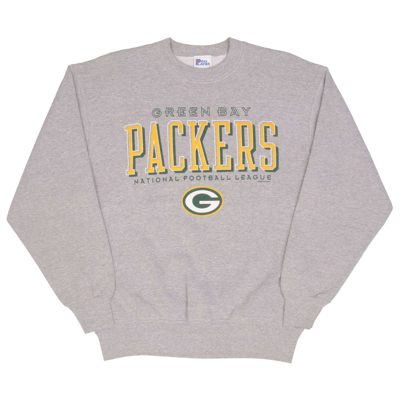 Vintage Nfl Green Bay Packers 1997 Grey Sweatshirt Size Large Made In USA