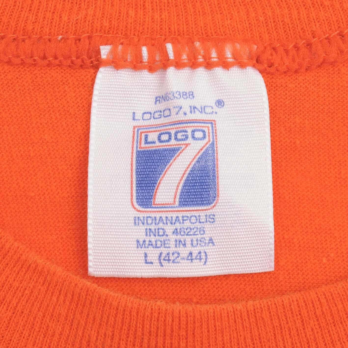 Vintage NFL Denver Broncos AFC Champions Super Bowl XXII 1987 Tee Shirt Size Small Made In USA With Single Stitch Sleeves