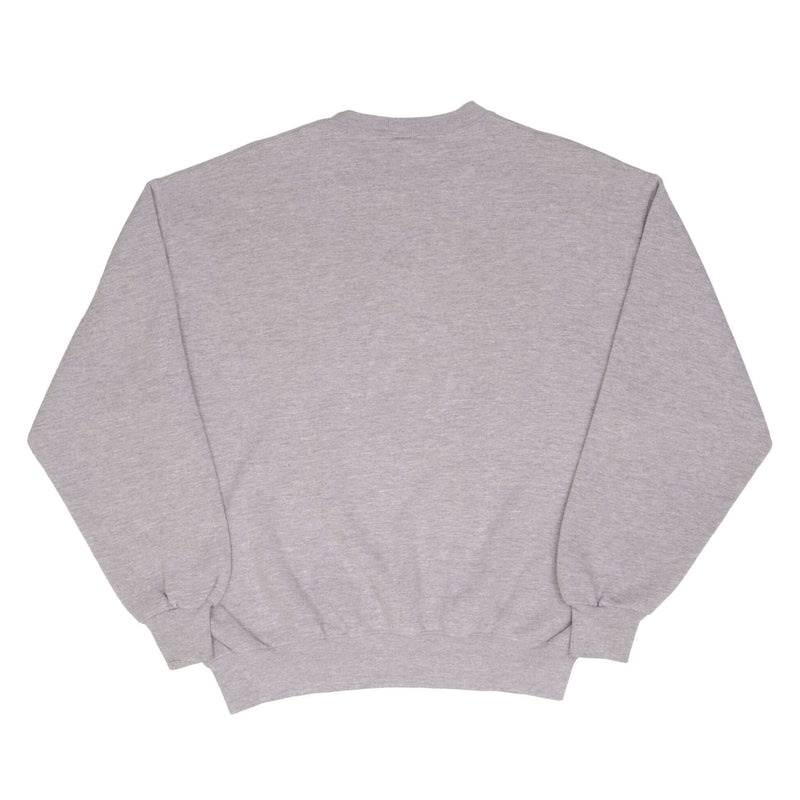 Vintage Nfl Minnesota Vikings Grey Russel Sweatshirt 1990S Size XL Made In USA