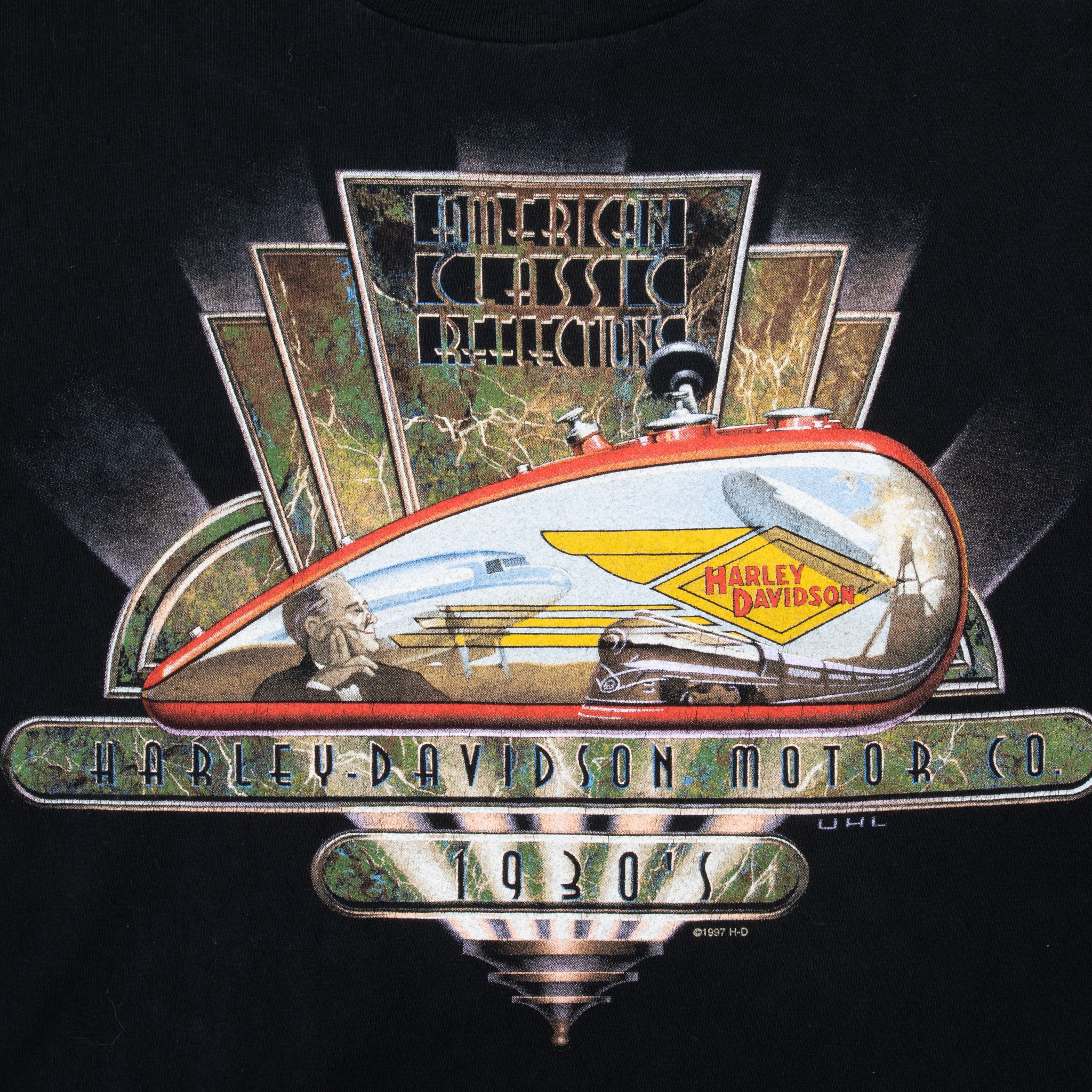 Vintage Harley Davidson Lincoln Nebraska Tee Shirt 1998 Size Large Made In Usa