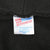 Hanes Activewear Large neck label inside black hoodie