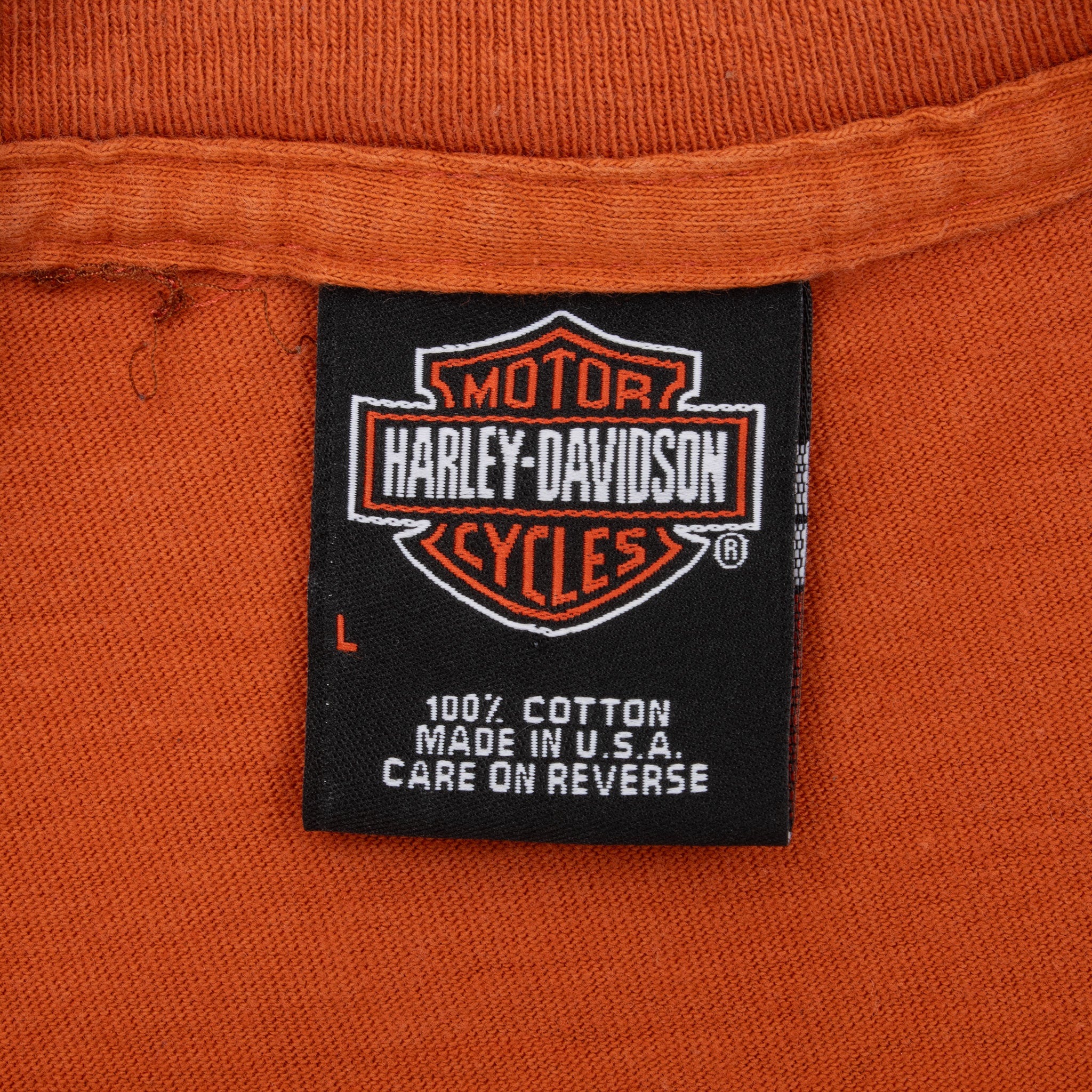 Vintage Harley Davidson Austin Texas 2006 Tee Shirt Size Large Made In Usa With Single Stitch Sleeves