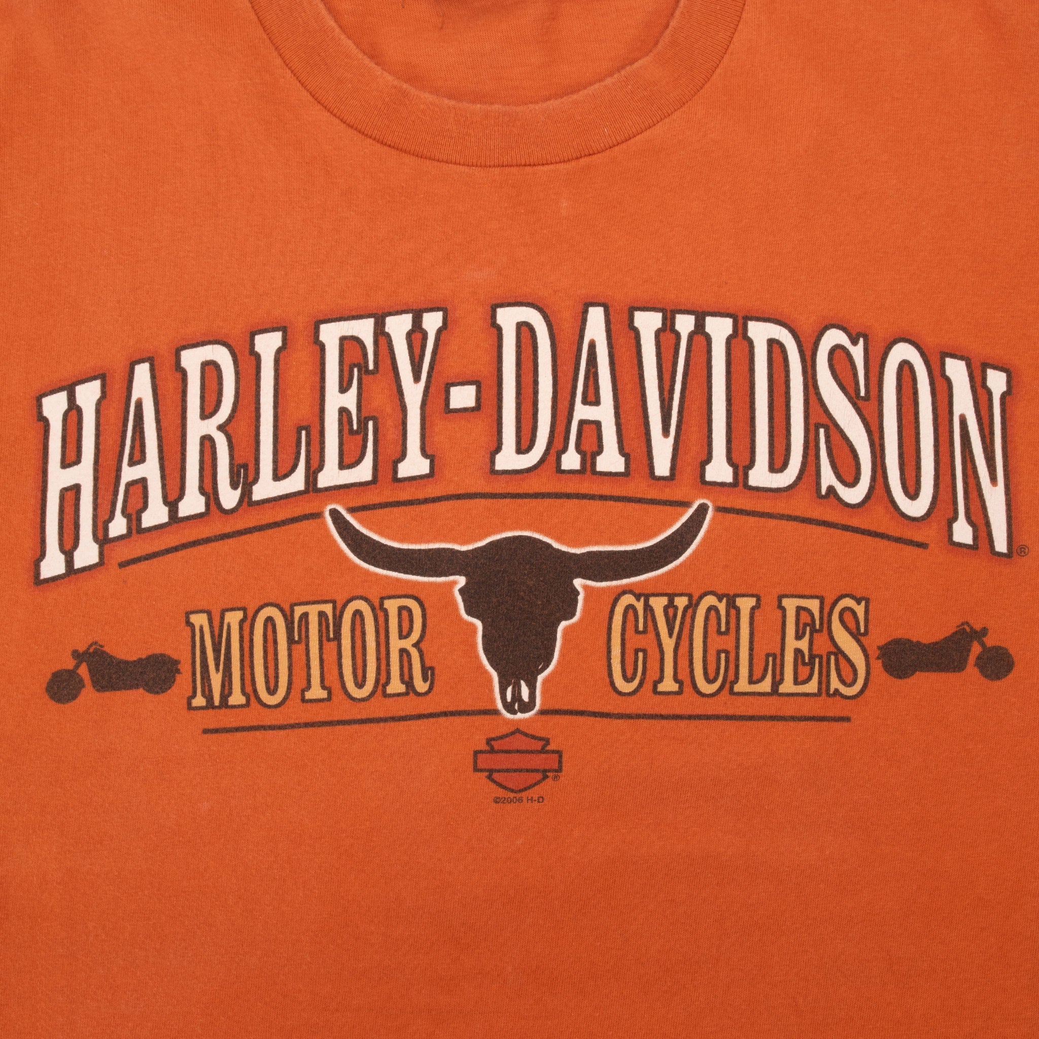 Vintage Harley Davidson Austin Texas 2006 Tee Shirt Size Large Made In Usa With Single Stitch Sleeves