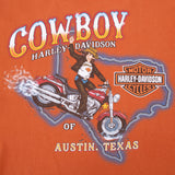 Vintage Harley Davidson Austin Texas 2006 Tee Shirt Size Large Made In Usa With Single Stitch Sleeves