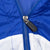 Vintage Nike Swoosh Blue White Grey Pullover Windbreaker Hooded Jacket 1990S Size XL