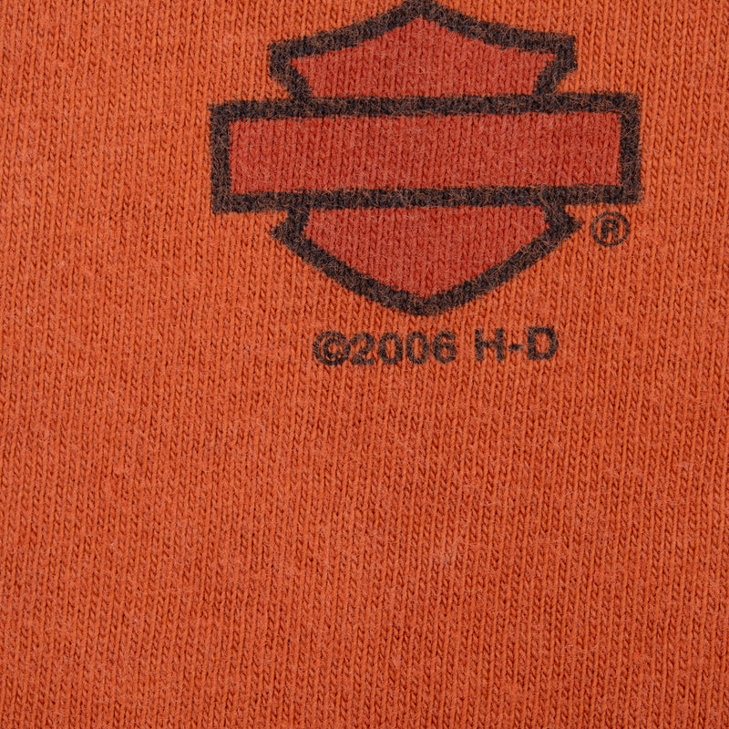 Vintage Harley Davidson Austin Texas 2006 Tee Shirt Size Large Made In Usa With Single Stitch Sleeves