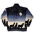 Vintage Animal Print Wolf Moon Fleece Jacket 1990S Size Medium Made In Usa