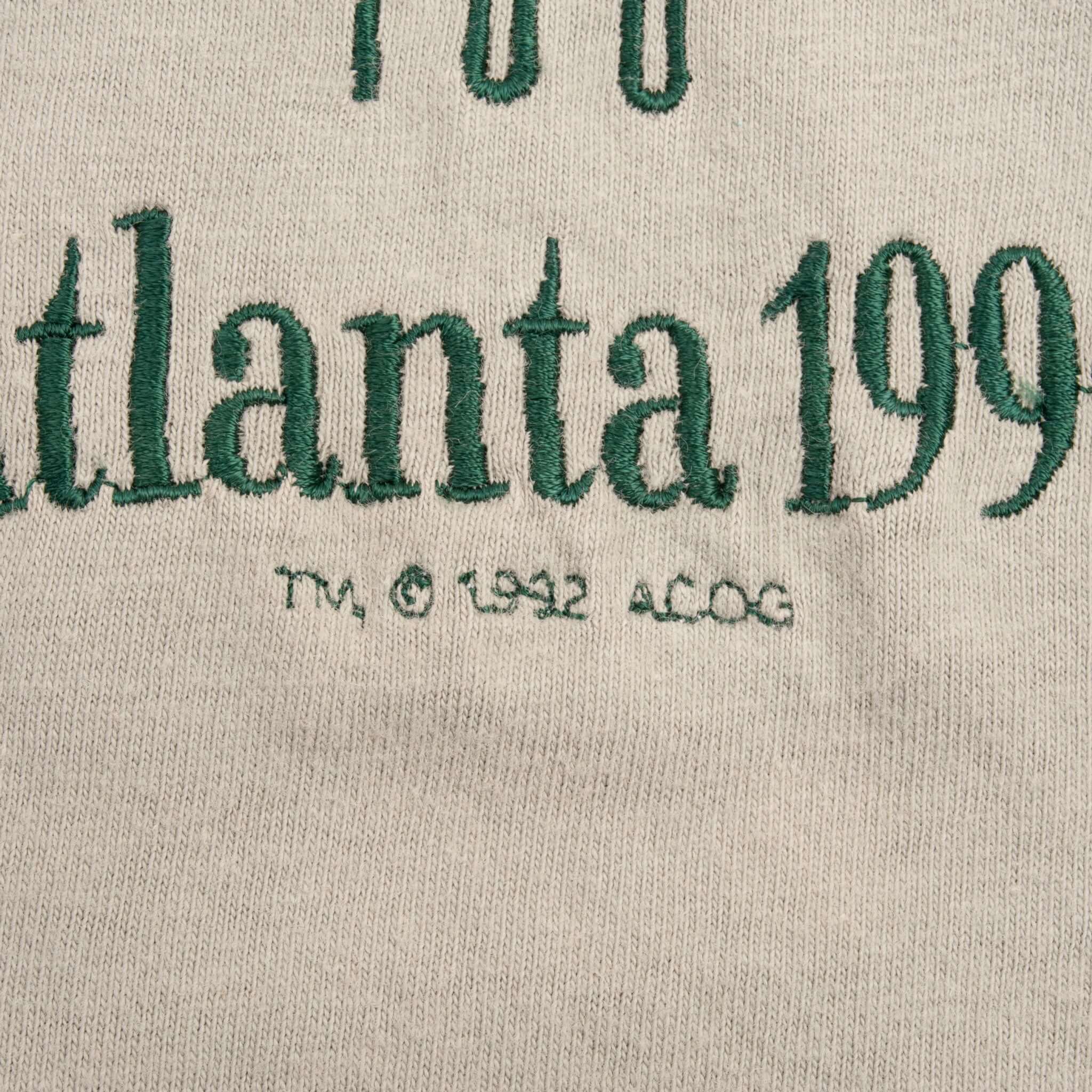 Vintage Atlanta Olympic Games 1996 Embroidered Tee Shirt Size XL Made In USA