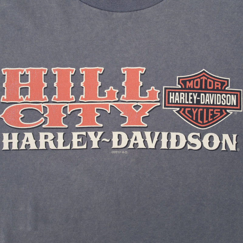 Vintage Harley Davidson Hill City South Dakota 2012 Tee Shirt Size Large