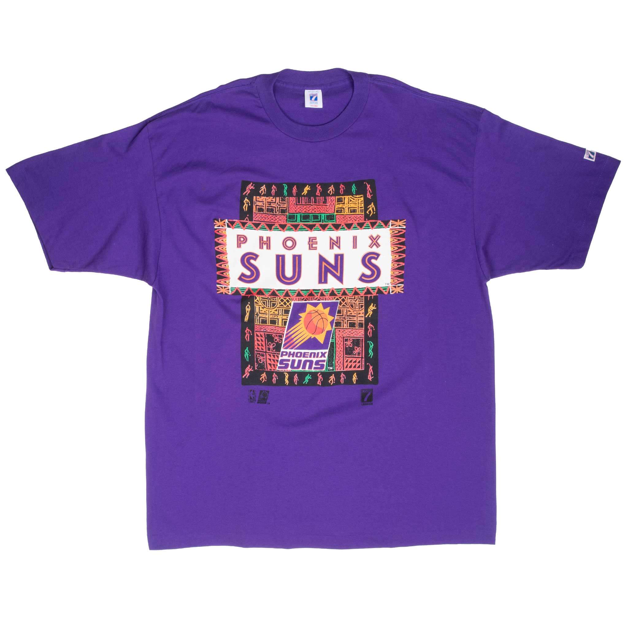 Vintage Nba Phoenix Suns 1990S Purple Tee Shirt Size 2XL