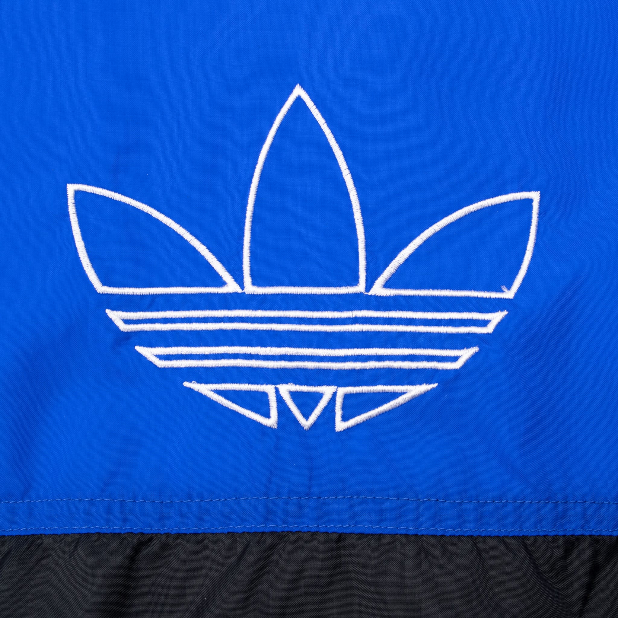 Vintage Adidas Blue Black Windbreaker Jacket 1990S Size Medium