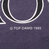 Vintage Top Dawg Nothing To Prove 1993 Tee Shirt Size Xl Made In USA With Single Stitch Sleeves