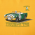 Close-up of Triumph TRS graphic with green number 25 race car and Le Mans 1961 text