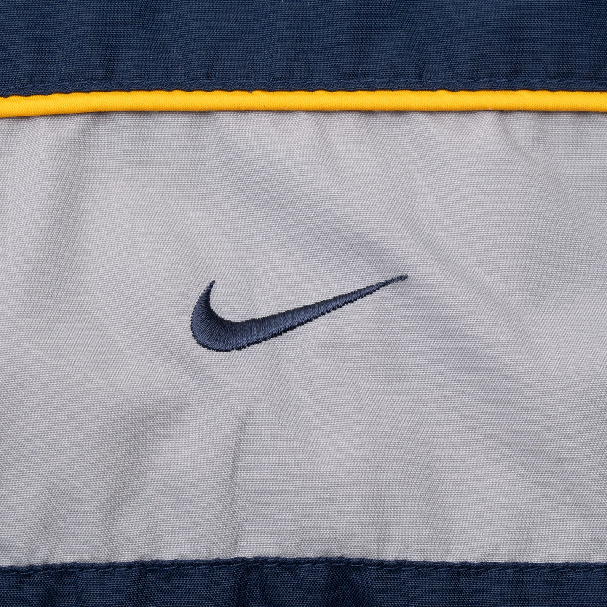 Vintage Nike Classic Swoosh Navy Blue Windbreaker Jacket 2000S Size Medium