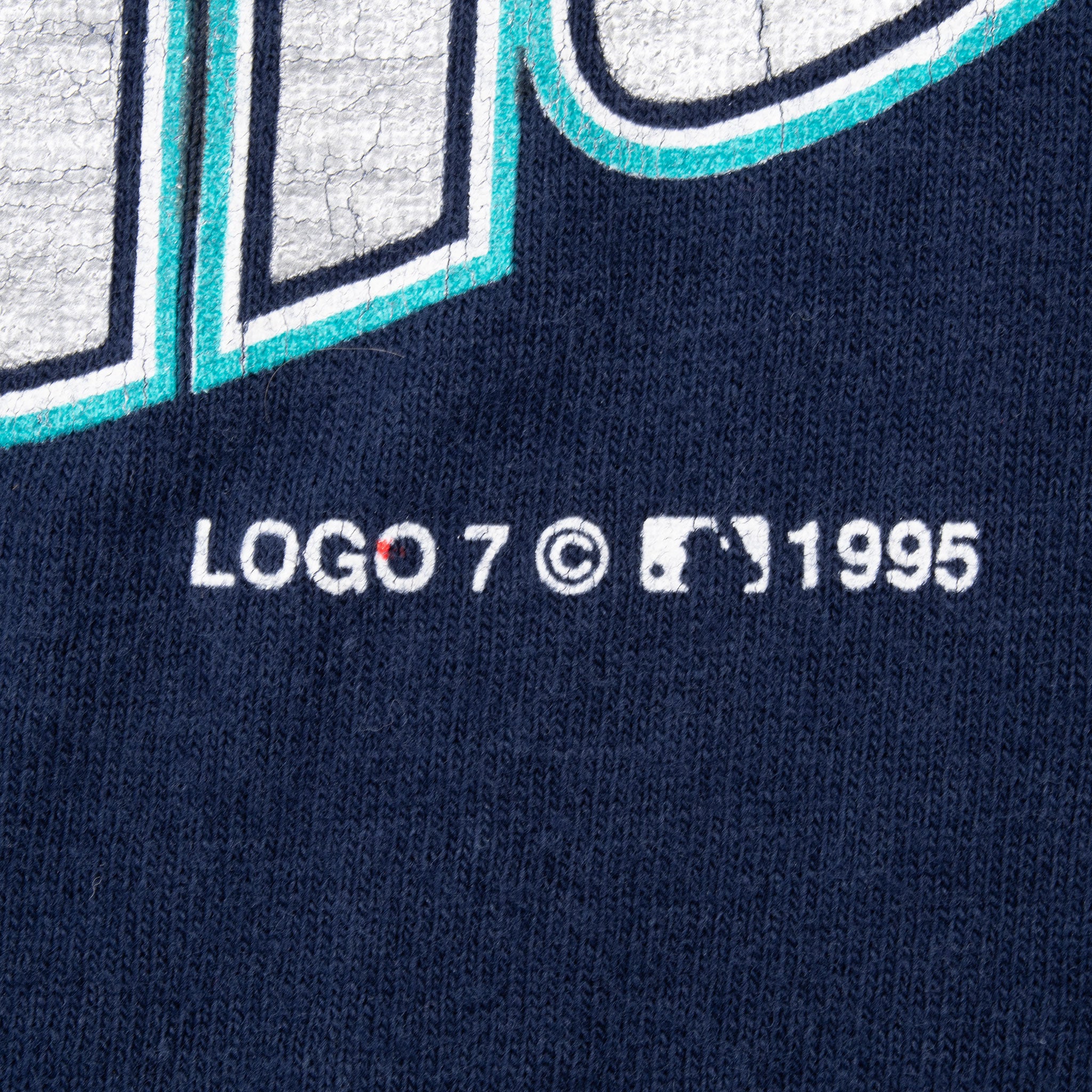 VINTAGE MLB SEATTLE MARINERS WESTERN CHAMPION 1995 TEE SHIRT XL MADE IN USA