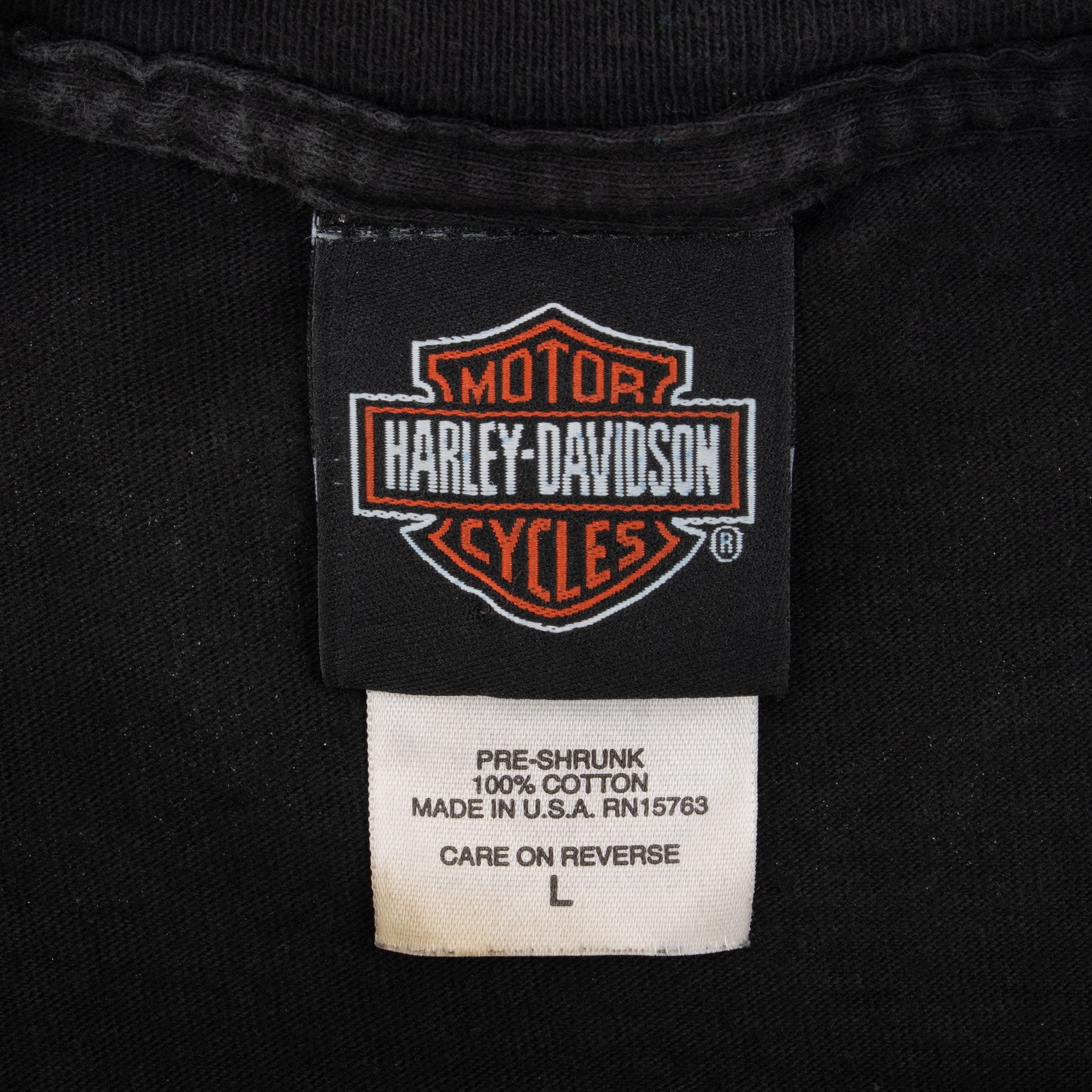 Vintage Harley Davidson Joplin Missouri Tee Shirt 2001 Size Large Made In Usa