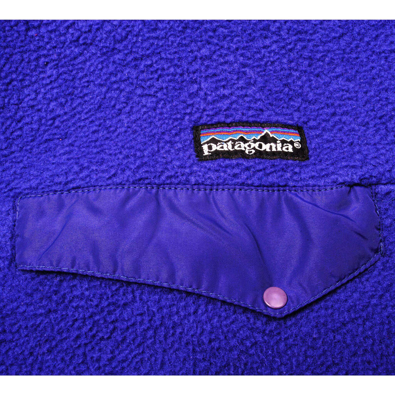 VINTAGE PATAGONIA SYNCHILLA SNAP T FLEECE PULLOVER SWEATSHIRT 1990s SIZE XL