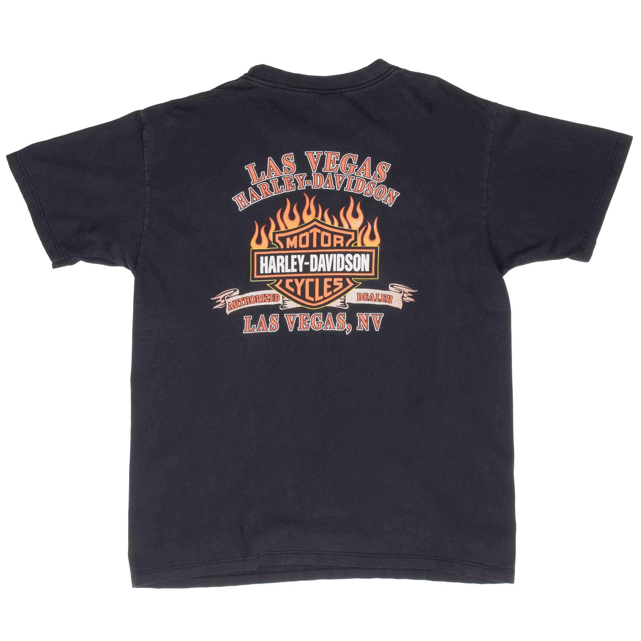 Vintage Harley Davidson Eagle 2002 Tee Shirt Size Large Made In Usa